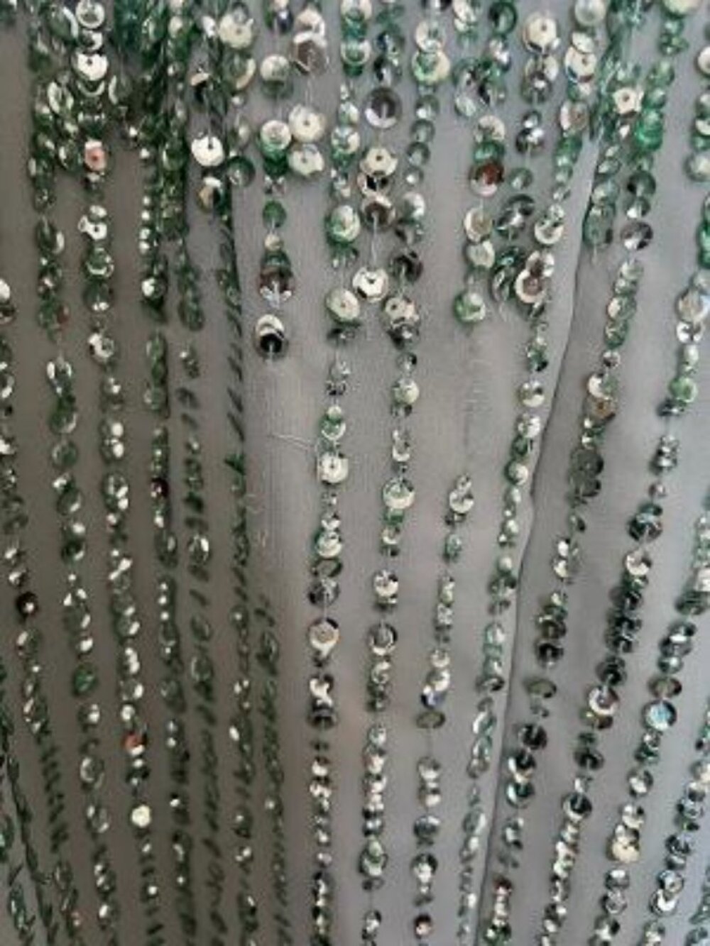Mac Duggal 70267 Sequined Sleeveless V-Neck Midi Sheath Dress Size 10 - Picture 12 of 14